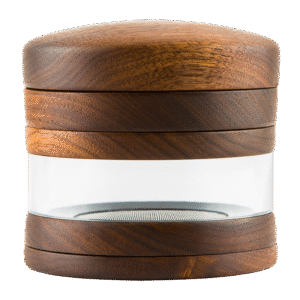 Walnut & Glass Large Grinder