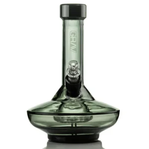 GRAV - Small Wide Base Water Pipe - Smoke whit Black Accents - Imagen 3