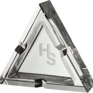 HIGHER STANDARDS - Premium Glass Ashtray Clear - Imagen 3