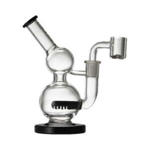 Groove - Micro Tube Glass Rig - Clear and  Black - Imagen 2