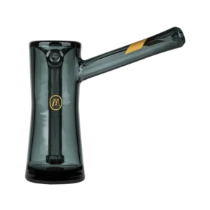 MARLEY NATURAL - Smoked Glass Bubbler with Gold Stripe Decal - Imagen 1